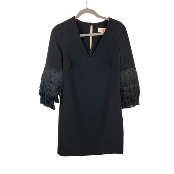 Milly “Nicole” Fringe Cuff Shift Dress - Picture 6 of 16